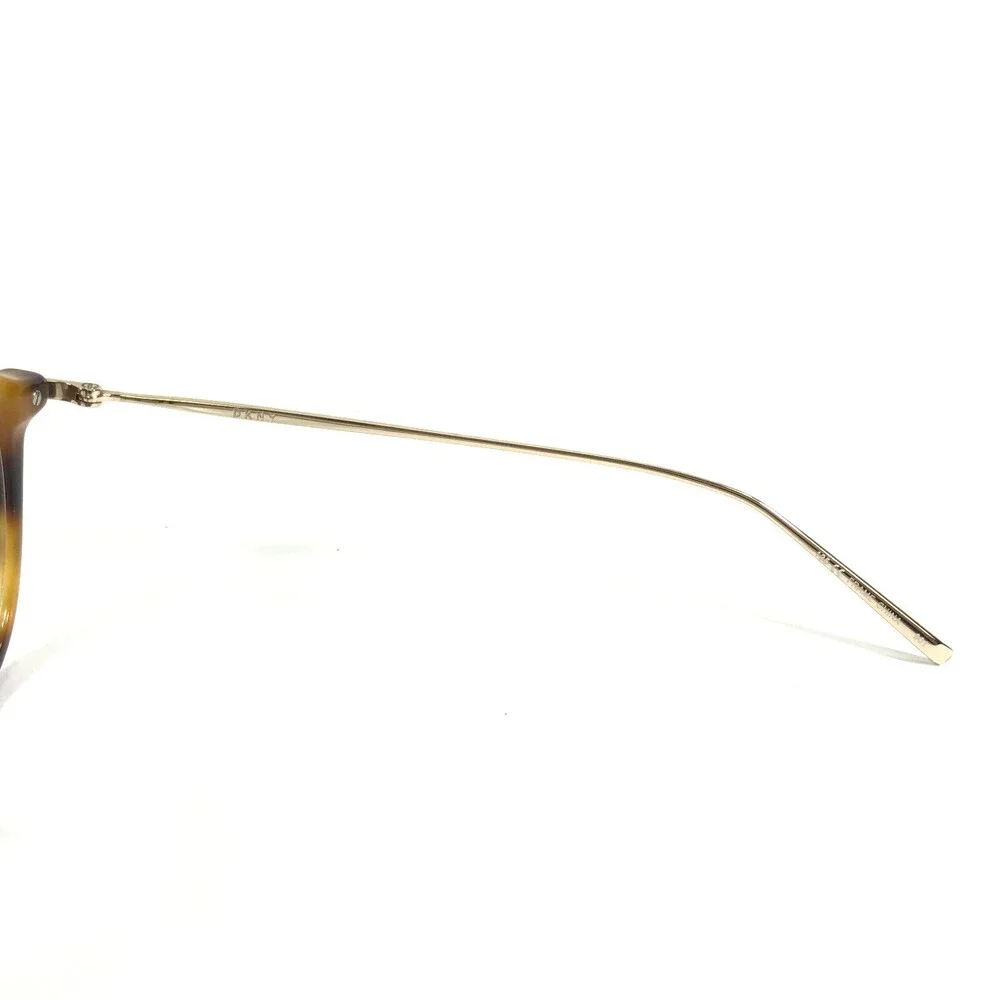 DKNY Eyeglasses Frames DK7000 240 Brown Tortoise Gold Large Round 53-18-135